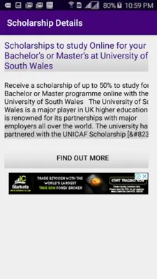 Scholarships android App screenshot 0